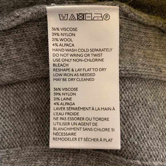 Anthropologie Grey and Yellow Knit Dress - Picture 6 of 6